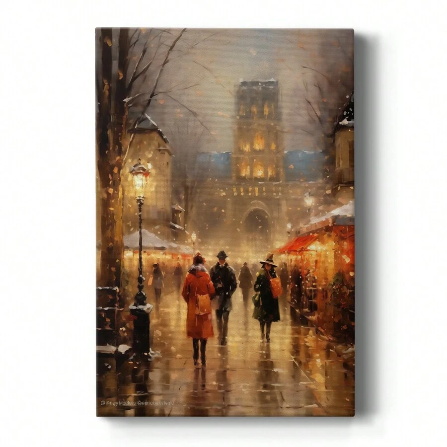 Christmas Holiday Art - Gallery Wrapped Canvas DCCXXX - 40X60英寸 - 查看 1