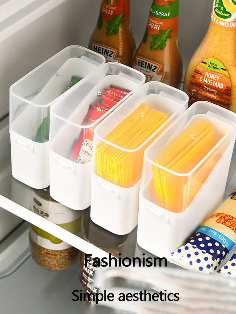 MultiPurpose Refrigerator Storage Container With Lid, Suitable For
