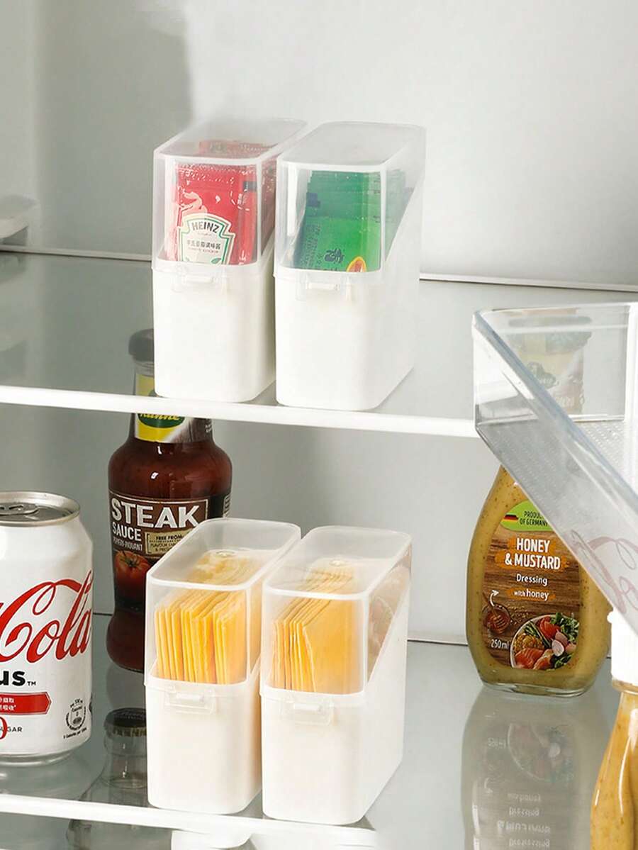 MultiPurpose Refrigerator Storage Container With Lid, Suitable For