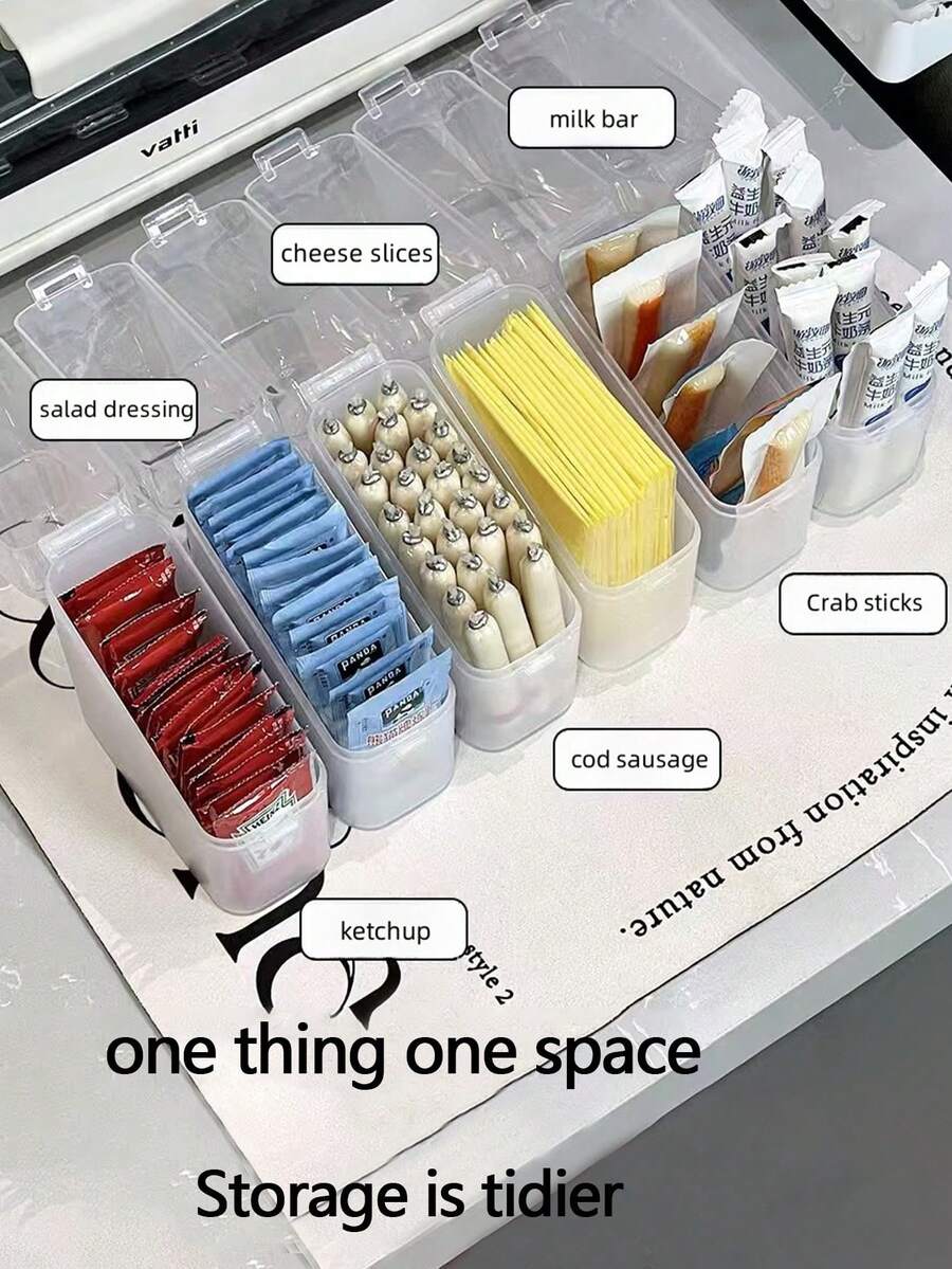 MultiPurpose Refrigerator Storage Container With Lid, Suitable For