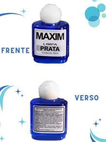 Kit 1 Maxim Blue 925 Silver Cleaner 40ml + 1 Magic Polishing Cloth - trắng - Xem 3