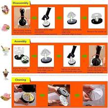 Máquina para hacer helado original de postre saludable para hacer servir - Tipo de Enchufe A USA (110-127V) - Ver 6