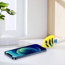 1-Piece Salmon Original Lovely Shape Of Mobile Phone Charging Line Protection Case - Yellow - View 4