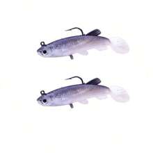 Fishing Lures For Bass, Fishing Jig Head Swim Shad Lure, Soft Plastic Swimbaits With Paddle Tail, Trout Bass Sinking Baits Kit For Saltwater/Freshwater, Fishing Gear And Fishing Gifts - Multicolor - View 16