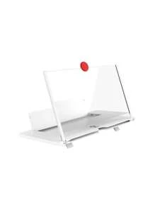 10 Inch Screen Magnifier For Cell Phone GeLar Screen Magnifier 3D Mobile Phone Magnifier With 3-4X Zoom For Movies Videos Games Foldable Phone Holder Original Immediate Shipping - 黑色 - 查看 8