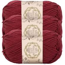 3 Pcs Soft & Warm 100% Acrylic Yarn Set, 4-Ply Thick Knitting Kit For Beginners, Suitable For DIY Scarf & Blanket Making, Variety Of Colors