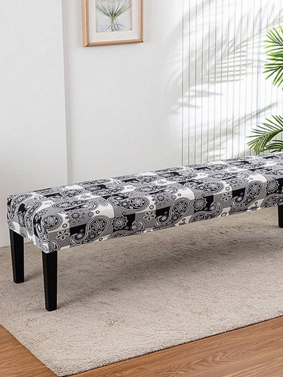1 tấm phủ ghế đàn piano in họa tiết có thể giặt được, vỏ bọc ghế thay giày/gia đình - Nhiều màu - Xem 1