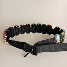 1pc Creative Car Waist Belt, Handmade Mini Racing Car & Skateboard Design, Magnetic Buckle, Fashion Waist Belt For Party, Street Style, COSPLAY Summer, School Casual, Business, Boyfriend Husband Father Dad Men Gift, Daily Wear, Fashion, Teen, Outdoor, Vacation, Athletic, Travel, Street, Boho, Vintage Fall, Autumn, Halloween Autumn-Winter Accessories,Suitable For Teens, Youth,Men,Casual, Outdoor, Athletic, Vacation, Graduation Gifts, Birthday, Daily Wear - Multicolor - View 2