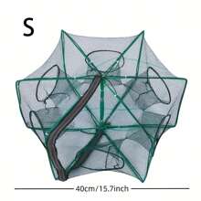 1/3 piezas Trampa plegable hexagonal para camarones, trampa para anguilas, red para langostas, lámpara trampa para pesca