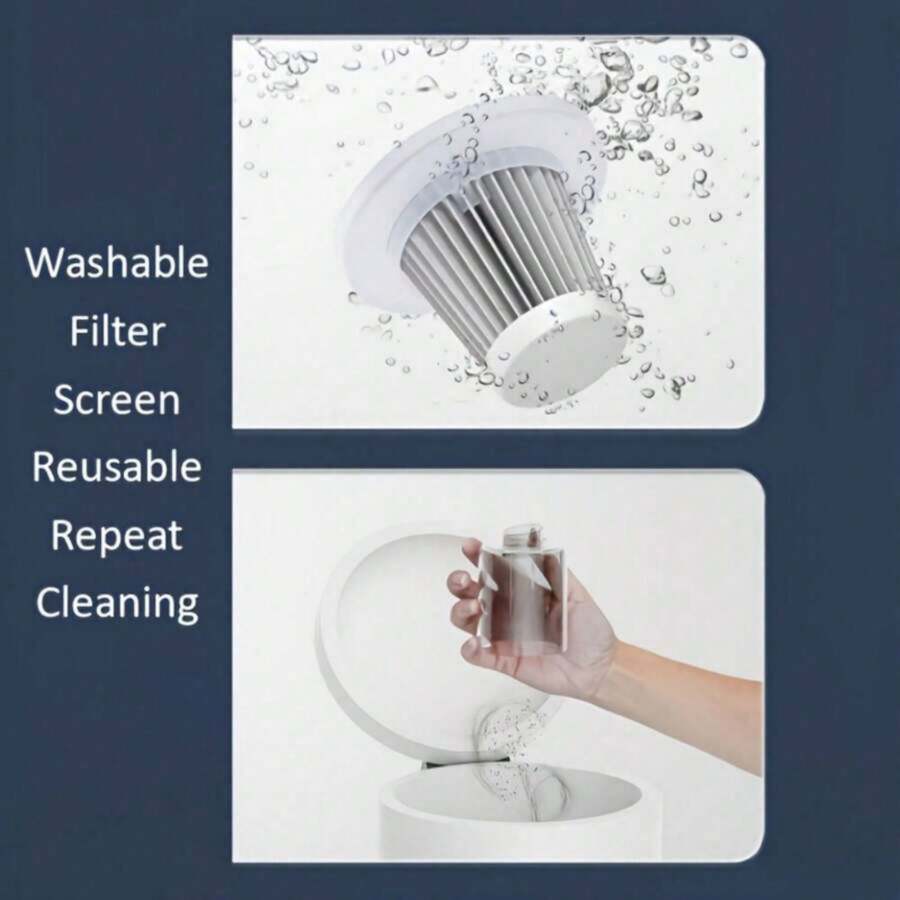 Handheld Wireless Vacuum Cleaner Rechargeable, Powerful Suction, Long