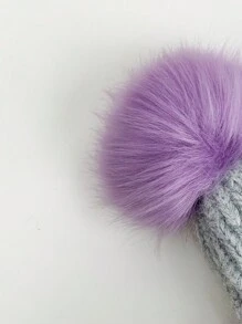 1 件装冬季保暖帽，带护耳，男女通用厚针织无檐便帽，可爱猫耳设计，男女通用，适合秋冬季 - 彩色 - 查看 11