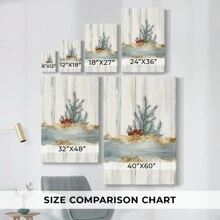 Christmas Holiday Art - Gallery Wrapped Canvas CCXCVII - 8X12英寸 - 查看 3