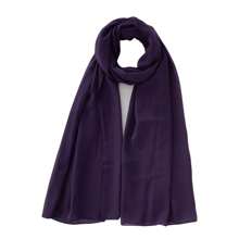 Khăn trùm đầu bằng vải chiffon trơn màu thời trang thanh lịch mềm mại thoáng khí khăn trùm đầu chống nắng ngoài trời thường ngày - Nhiều màu - Xem 4