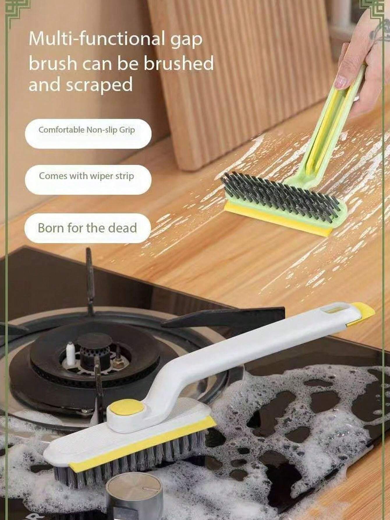 MultiFunction Rotary Cleaning Brush, 3In1 Gap Cleaning Brush, Stiff