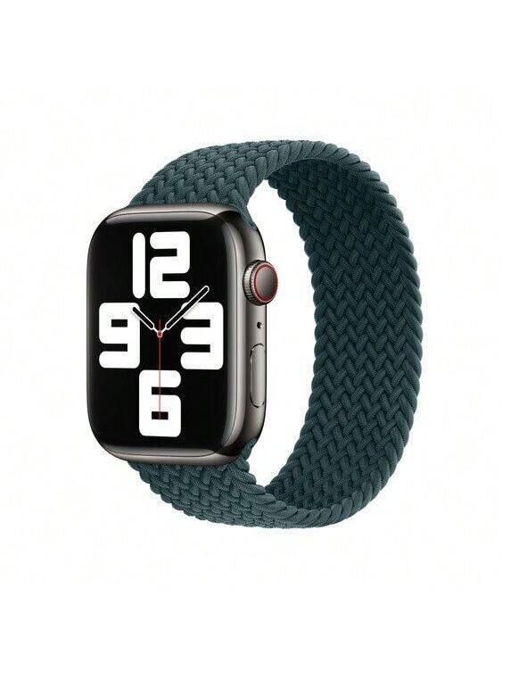 Apple Watch Geflochtenes Solo Loop Band 38mm 40mm 41mm 42mm Series SE 3 4 5 6 7 8 10 - Bild 40 von 44