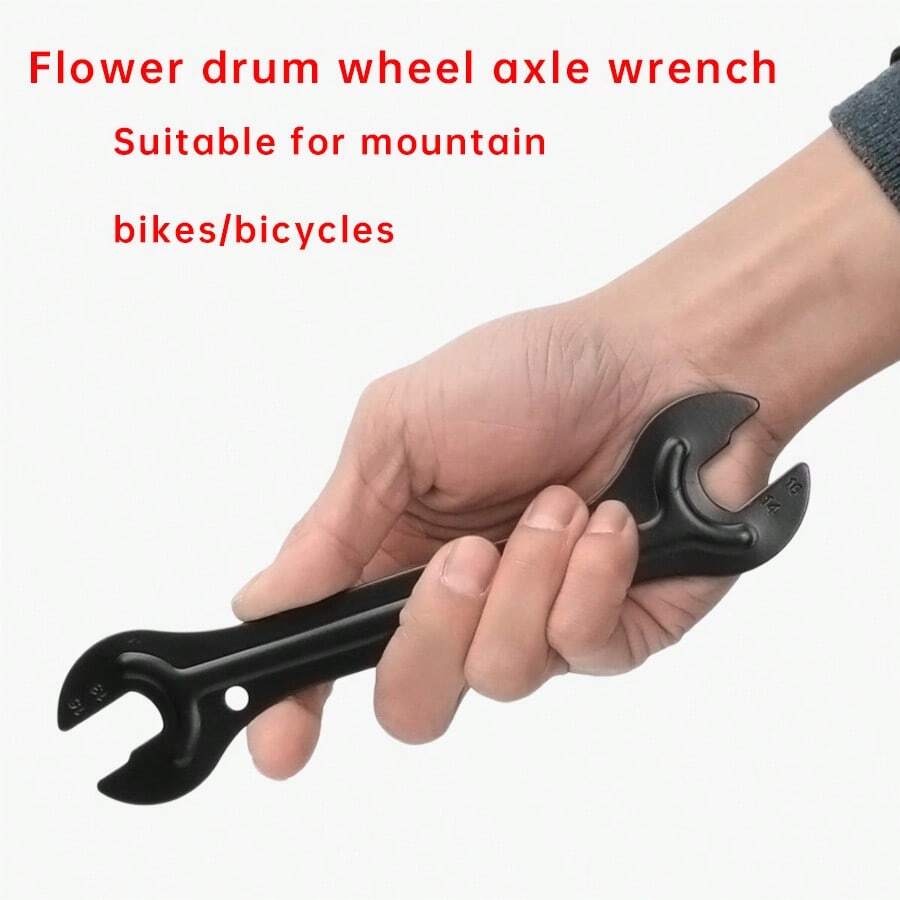 Bike Cassette Tool 13/14/15/16mm Spanner For Mountain Bike Cassette Hub Axle Repair Tools - Black - View 1