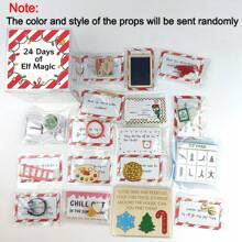 Kit de bromas para 24 días, 24 días de cartas mágicas y accesorios, los mejores regalos - Multicolor - Ver 4