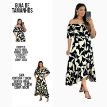 Women's Set Wrap Skirt And Cropped Top With  Sleeves, Wrap Skirt With Tie And Off-The-Shoulder Blouse, Long Skirt And Cropped Top Set. Two-Piece Set Long Skirt With  Sleeve Top - 印刷黑色 - 查看 4