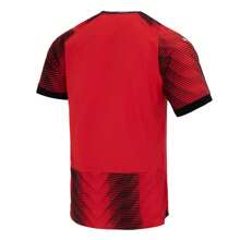 Short-Sleeved Men's V-Neck Breathable Casual Tops Player Version Home Jersey Sports T-Shirt 770382-01 - Red - View 2