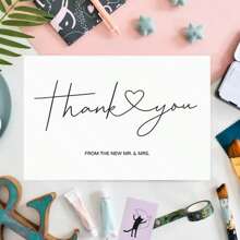 Customized Postcard, Thank You Card, Appreciation Card With Customized Text, Christmas/Halloween Holiday Gift - Multicolor - View 1