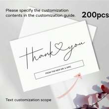 Customized Postcard, Thank You Card, Appreciation Card With Customized Text, Christmas/Halloween Holiday Gift - Multicolor - View 5