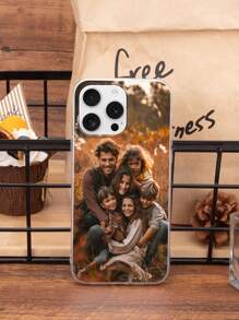 Apple 1pc Customized Soft TPU Transparent Mobile Phone Case Compatible With Iphone 15 Pro Max/ And Other Models,Season Picks,Cell Phones & Accessories,Customized Phone Cases - Clear - View 3