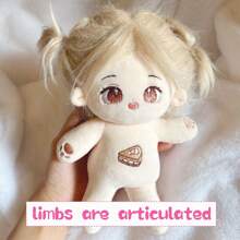 LALAFANFAN 20厘米可换装娃娃，关节灵活，刺绣精美——生日、收藏和节日的完美礼物 - 彩色 - 查看 6