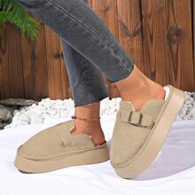 New Stylish Women Cozy Warm Snow Slippers