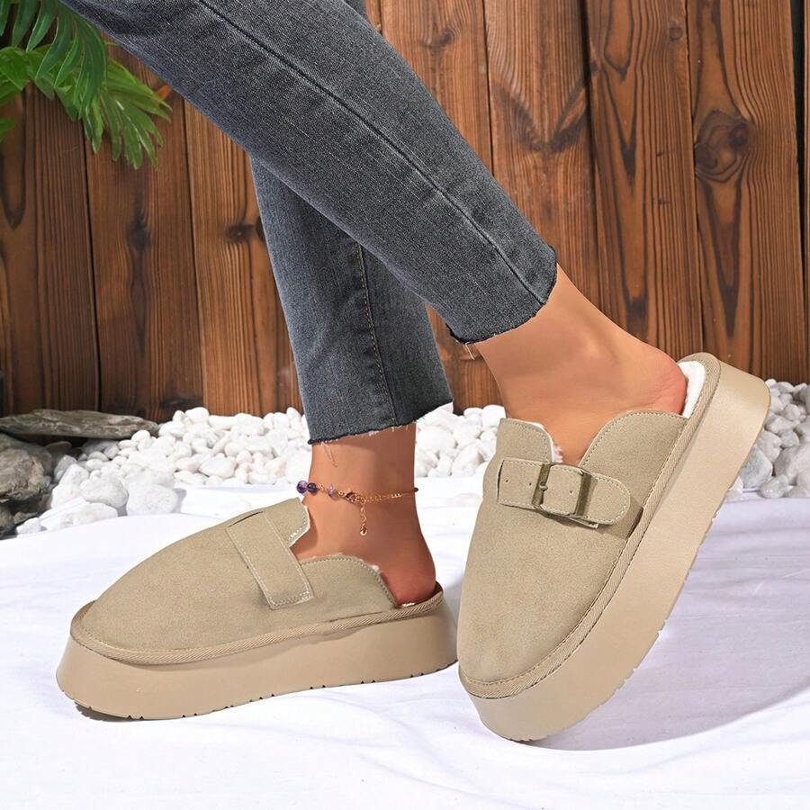 New Stylish Women Cozy Warm Snow Slippers