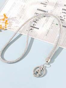 Fashionable Rhinestone Cellphone Lanyard, Long Chain Pendant For ID Badge, Key Chain, Fully Bejeweled Cross-Body Wrist Strap Car Accessories Bag Charm School Letter Cute Goth Y2k Halloween Accessories Teachers Day Bag Accessories Lanyards With Id Holder Car Accessories Bag Charms - Neck Keychain - View 15