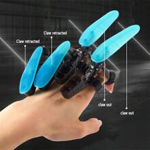 1PC Retractable Luminous Wolverine Claw Creative Toy Mechanical Claw Decompression Youth Toy Etc. - Multicolor - View 4
