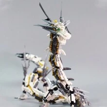 1485 件白龙模型积木电影系列城市砖块建筑玩具成人桌面装饰礼物 - 彩色 - 查看 6