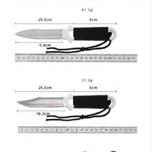 Outdoor Camping Straight Knife, Diving Knife, Suitable For BBQ, Mountaineering, Adventure, Open Box, Multi-Functional Fruit Knife - one-size - View 5