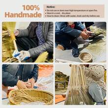 Wedding Broom For Jumping Ceremony, Jumping The Broom For Wedding, Decorative Broom DIY With Ribbons Faux Pearl Roses - White - View 3