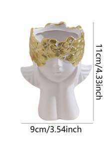 1 chiếc bình hoa thiên thần dễ thương, tượng trang trí bình hoa để bàn bằng nhựa, thích hợp để trang trí phòng khách và phòng ăn, trang trí phòng thẩm mỹ, trang trí nhà cửa - Nhiều màu - Xem 6