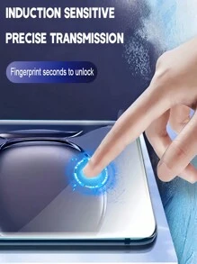 二合一全覆盖正面水凝胶软膜适用于荣耀/Galaxy/小米/红米/华为/屏幕保护膜后摄像头玻璃礼物生日、家人、朋友手机屏幕保护膜、手机配件 - 無色 - 查看 5