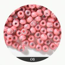 4mm 10g/Xấp xỉ 140 hạt cườm thủy tinh, hạt thủ công nhỏ, hạt nhỏ, hạt cườm tròn Rocaille 15 màu Picasso cỡ 6/0, hạt cườm tròn nhỏ hình ngựa con rời 15 màu hạt cườm thủy tinh vòng tay hạt cườm tròn rời hạt macaron nhỏ hạt cườm thủy tinh tròn cho vòng tay vòng cổ làm đồ trang sức thủ công tự làm - 4mm-Picasso - Xem 7