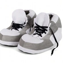 Pantufla De Tenis Retro J1 Smoke Grey - Gris - Ver 1