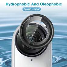 Vỏ bảo vệ ống kính Insta360 GO 3S, lớp phủ chống sương mù, kính cường lực quang học, nắp ống kính, chống trầy xước, vỏ bảo vệ cho phụ kiện máy ảnh thể thao GO3S (Kính) - Dành cho Insta360GO3S - Xem 7