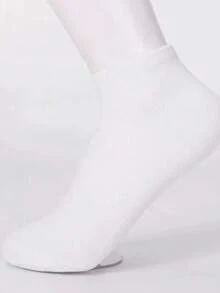 12 pares de Calcetines Cortos Blancos Negros Grises Tipo Tines - Multicolor - Ver 3