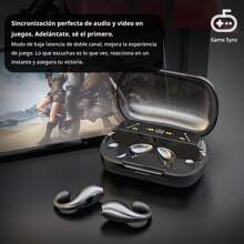 Y99 Clip-On Wireless Sports Headphones Bluetooth 5.2 Waterproof Touch Control With Mic LED Display Suitable For - 黑色 - 查看 3