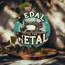 脚踏金属缝纫主题 - 耐用的金属墙面装饰，适合室内使用，非常适合裁缝、女裁缝和缝纫爱好者 上、下、左、右不同的孔位置随机发货 - 彩色 - 查看 5