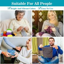 3 Pcs Soft & Warm 100% Acrylic Yarn Set, 4-Ply Thick Knitting Kit For Beginners, Suitable For DIY Scarf & Blanket Making, Variety Of Colors
