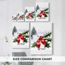 Christmas Holiday Art - Gallery Wrapped Canvas DCCLXXXIV - 16x24英寸 - 查看 3