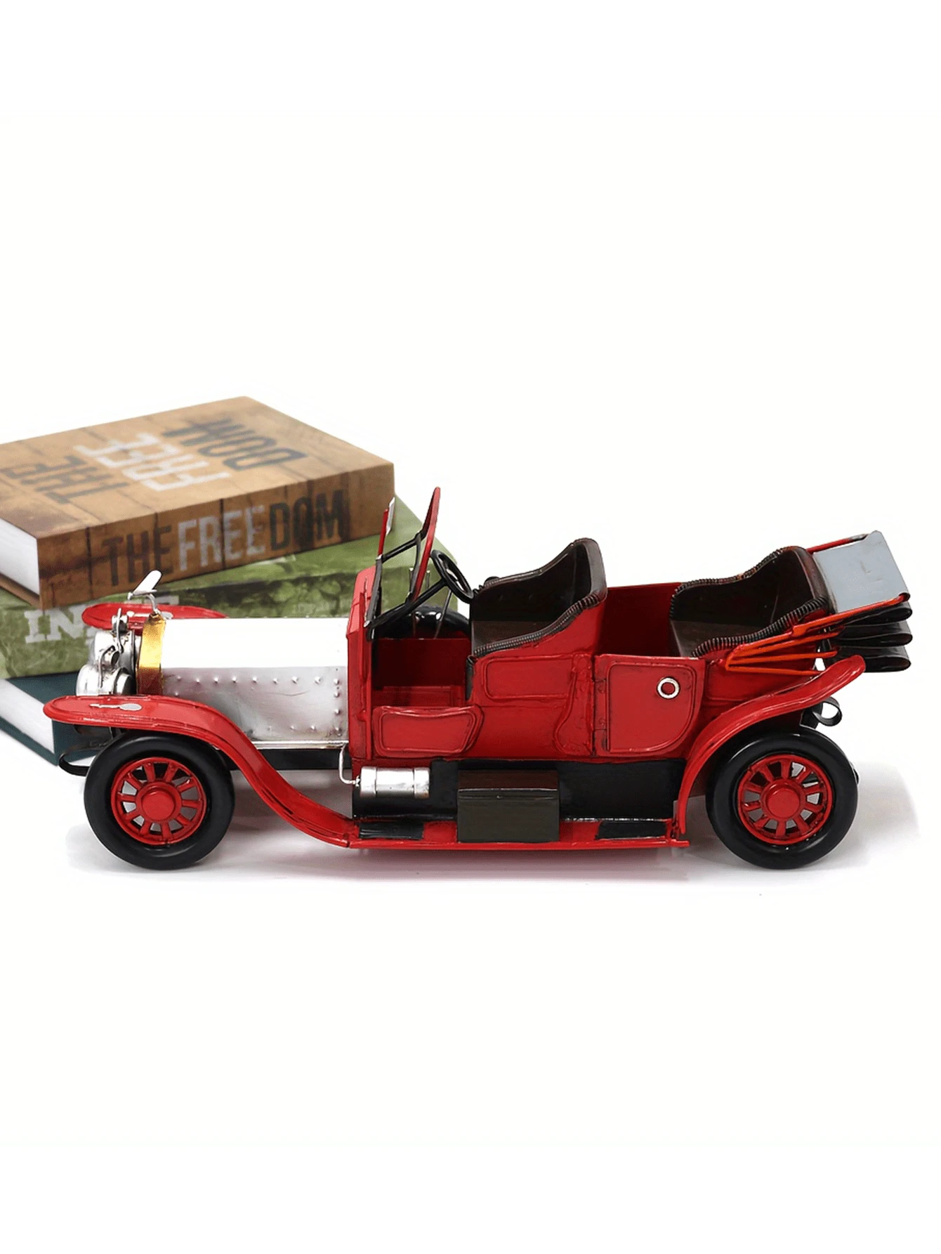 1pc Handmade Vintage Classic Car Model Figurine, Home Decor Collection