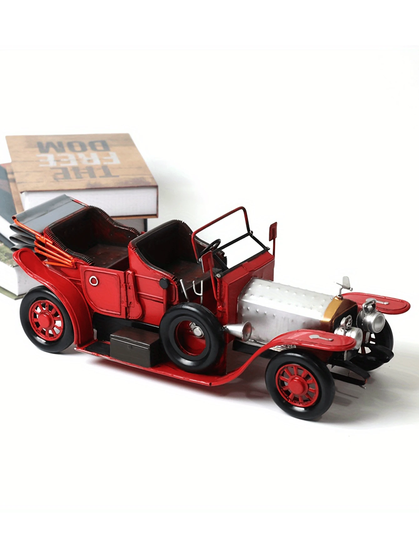 1pc Handmade Vintage Classic Car Model Figurine, Home Decor Collection
