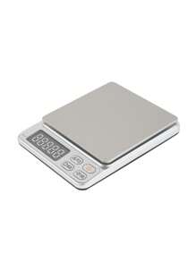 1PC Multi-Purpose Kitchen Food Digital Scale, Small Stainless Steel Coffee Kitchen Scale, 3kg Libra Type Kitchen Scale, Convertible Multiple GGNCFTFL . Oz LB: Oz, Mini-Food Scale, Professional Electronic Jewellery Scale, Backlit Liquid Crystal Display, For Home Cooking Scales, Travel, Food, (No Battery)