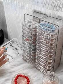 Dụng cụ mỹ phẩm, Dụng cụ làm móng, Hộp đựng mỹ phẩm, Hộp đựng đồ trang sức, Thiết kế tối giản thanh lịch, Chống thấm nước và bụi, Tiện lợi và bền, Món quà tuyệt vời - Nhiều màu - Xem 3