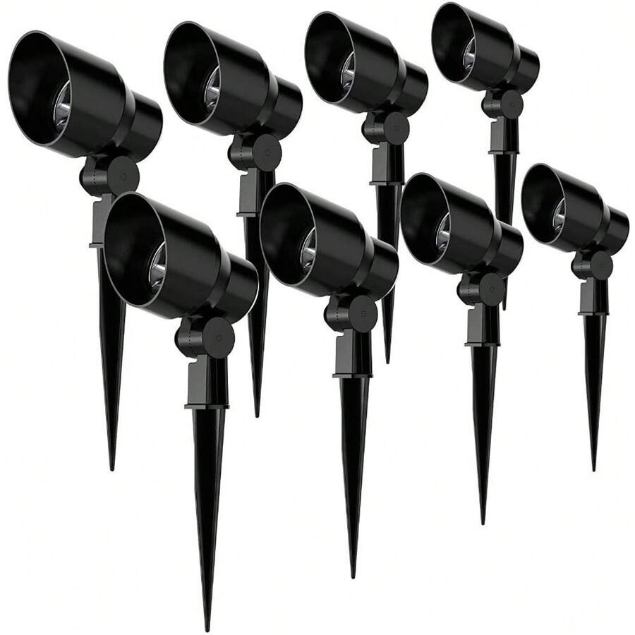 8 PACK Malibu 9604 20W Landscape Light Outdoor Floodlight