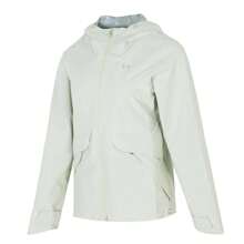 Under Armour Woven Hooded Jacket For Women, Minimalist Loose Fit Breathable Casual Sports Outerwear - Green - View 1